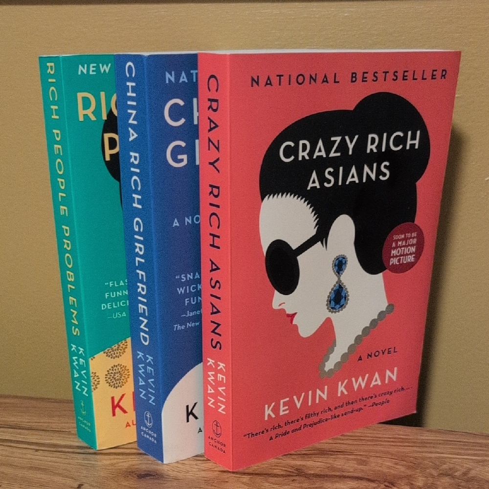 EUC Crazy Rich Asians Trilogy by Kevin Kwan